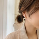 New Fashion Contracted Heart Pearl Fine Earrings