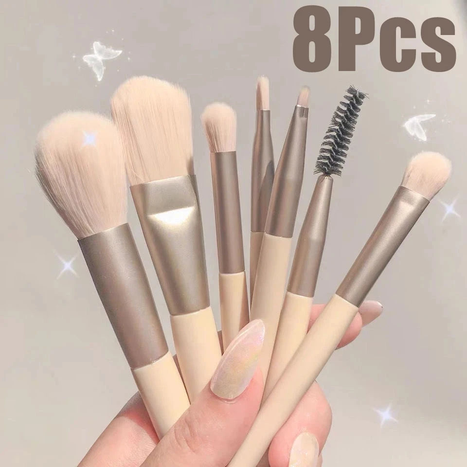 New 8Pcs Makeup Brush Set