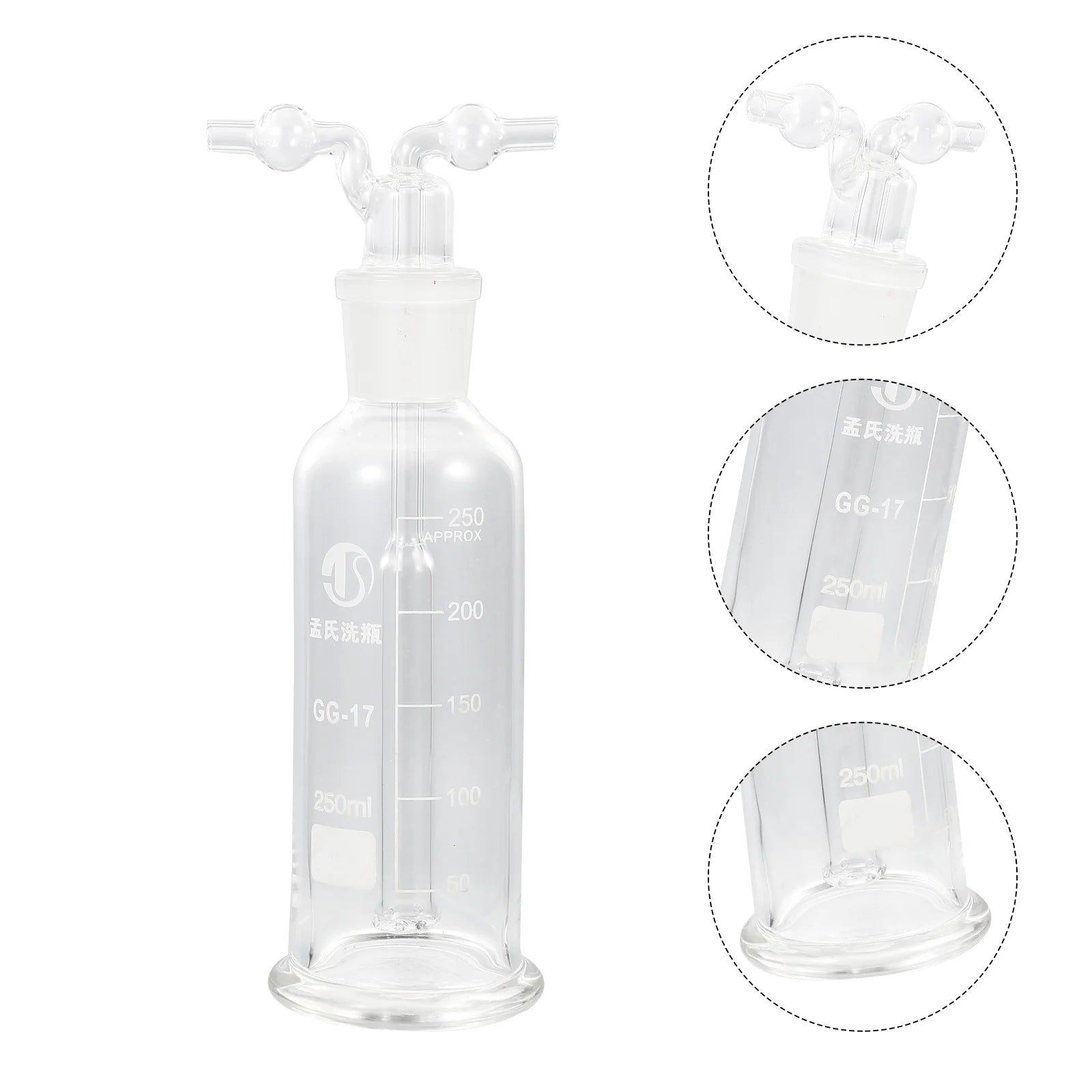 Wash Bottle Gas Bottles Gardening Laboratory Accessories