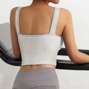 Women Seamless Yoga Shockproof Crop Top