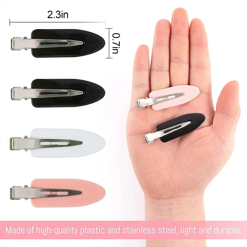 10pcs/set No Crease Basic Hair Clips