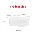 12 Pcs 350ml Refrigerator food Storage Box