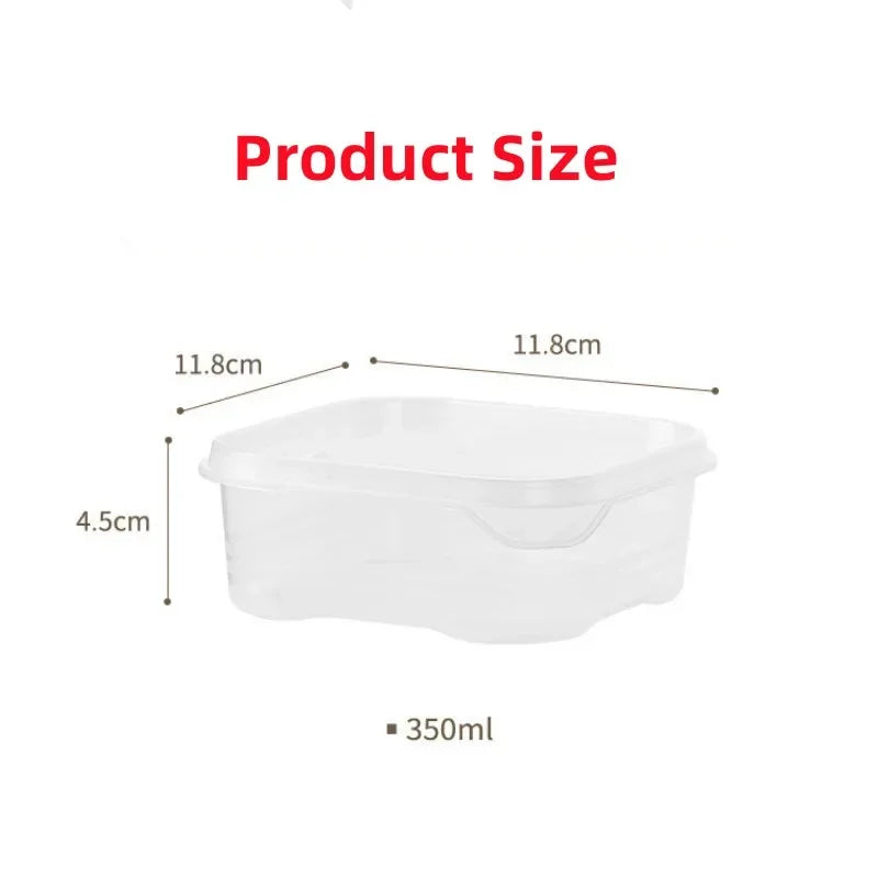 12 Pcs 350ml Refrigerator food Storage Box