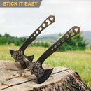 3-piece dart throwing axe and tomahawk set