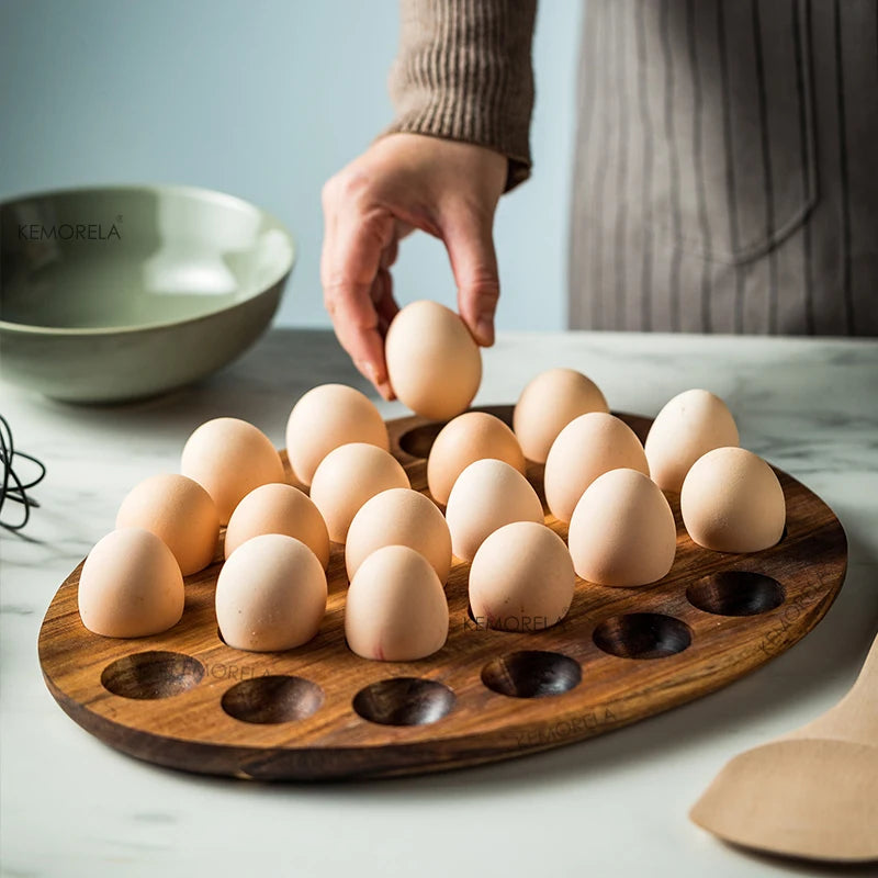 New Wooden Eggs Tray