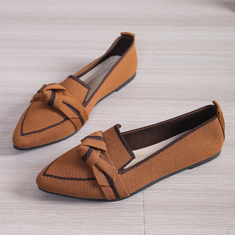 Women 2024 Autumn Soft Bottom Pointed Shoes