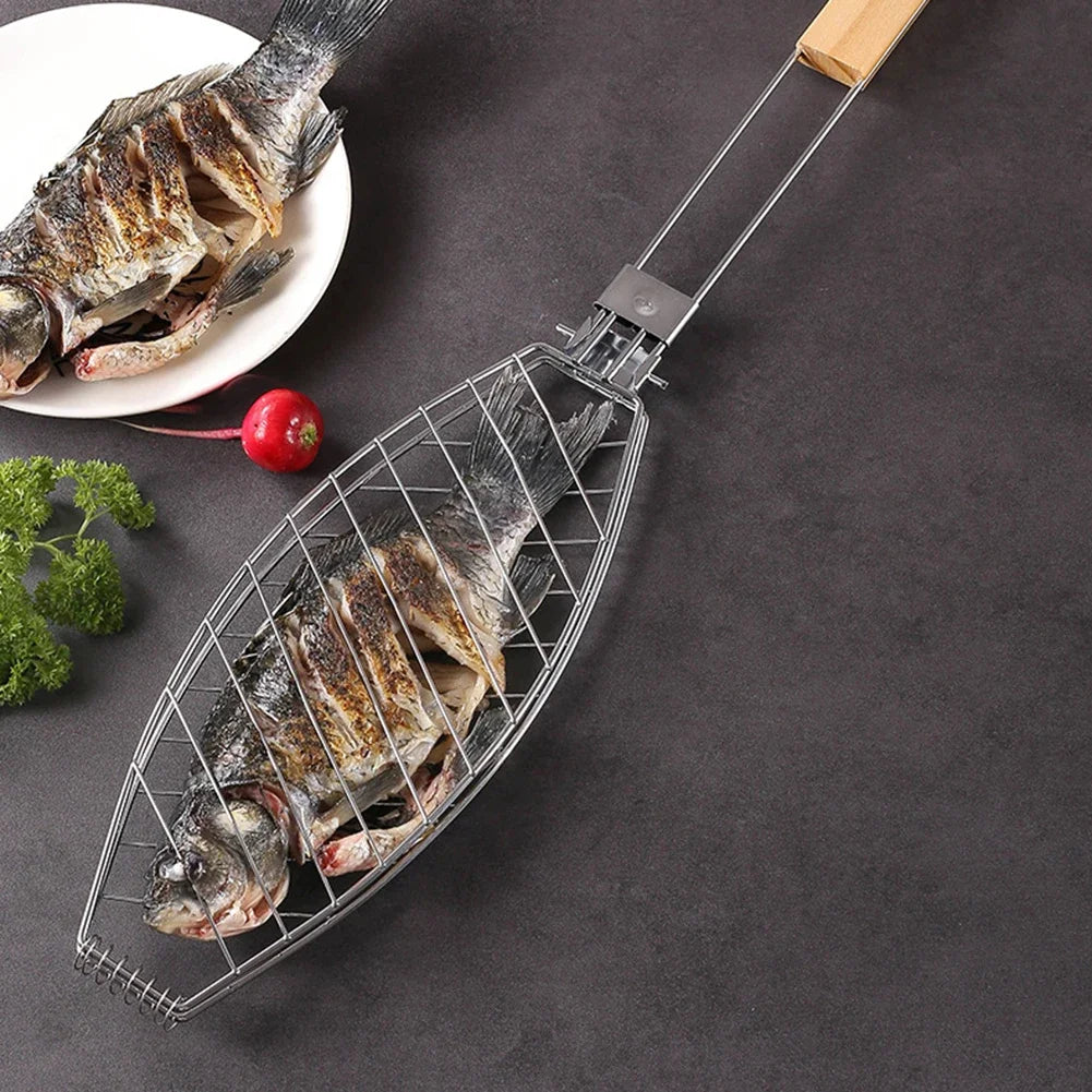 Fish Grill Basket BBQ Steak