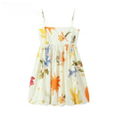 Summer Printing Loose Side Zip Sleeveless Dress