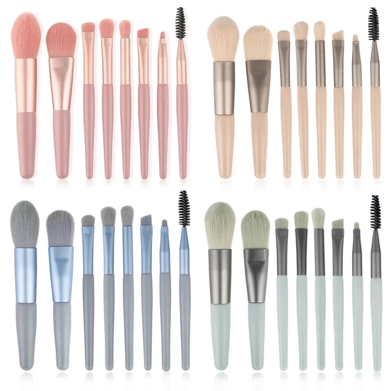 New 8Pcs Makeup Brush Set